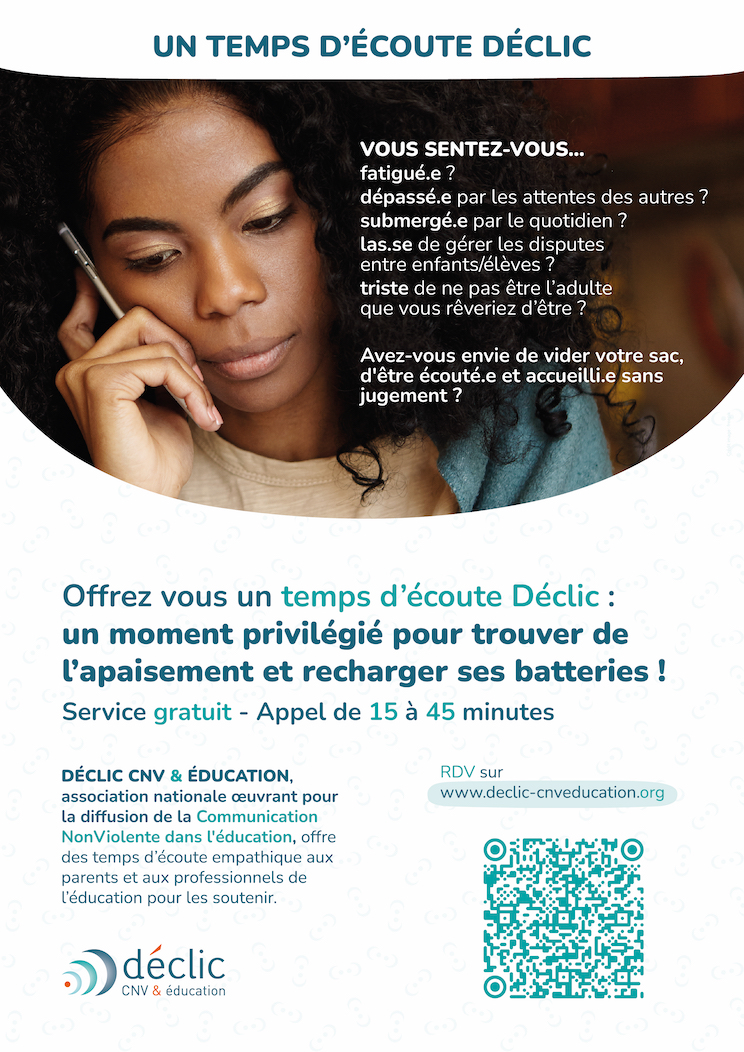 Declic Affiche ecoute A4 BD