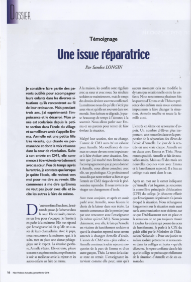 Temoignage Issue reparatrice2