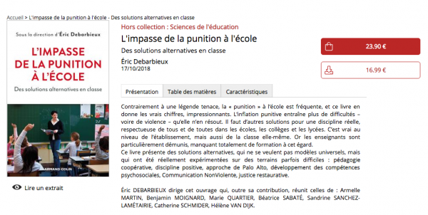 Limpasse de la Punition a lecole Armand Colin 2